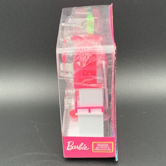 Barbie Design Activity Dreamhouse Playset With Stamps Pad Crayons Stickers Pen - Picture 3 of 6
